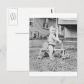 Kind van 1950 in Walker Briefkaart (Voorkant / Achterkant)