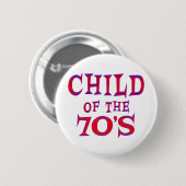 Kind van 70 jaar ronde button 5,7 cm (Voorkant /achterkant)