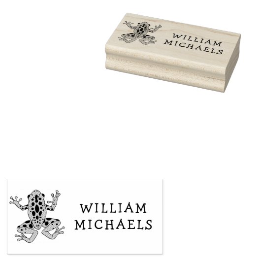 Kind van boomkikkers rubberstempel (Gestempeld)