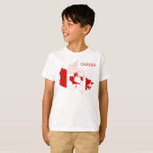Kind van Canada t-shirt (Voorkant volledig)