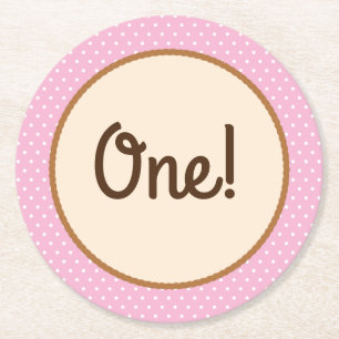 Kind van Cowgirl Ronde Kartonnen Onderzetter