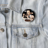 Kind van Creepy Spaghetti Ronde Button 5,7 Cm (In situ)