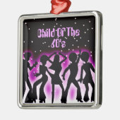 Kind van de 60 roze metalen ornament (Links)