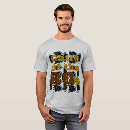 Kind van de 80 - t-shirt (Voorkant volledig)