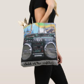 Kind van de 80s Boomdoos van de Achttachtig Tote Bag (Dichtbij)