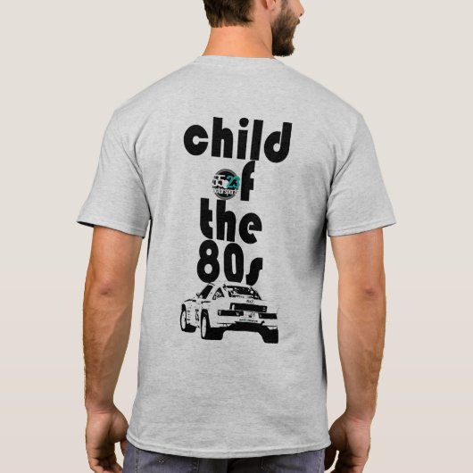 Kind van de 80s - Mazda RX7 T-shirt (Achterkant)