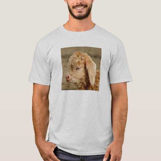 Kind van de angorageit - Volwassenlicht T-shirt (Voorkant)