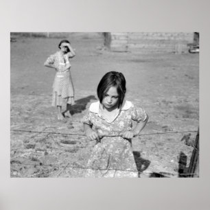 Kind van de Depressie Poster