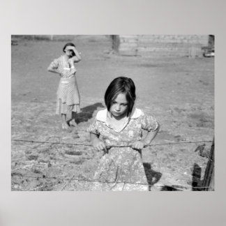 Kind van de Depressie Poster