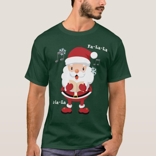 Kind van de Fa-La-Santa voor kerstmis T-shirt (Voorkant)