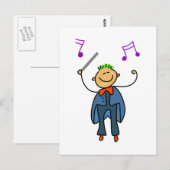 Kind van de geleider briefkaart (Voorkant / Achterkant)