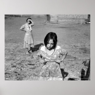 Kind van de Grote Depressie Poster