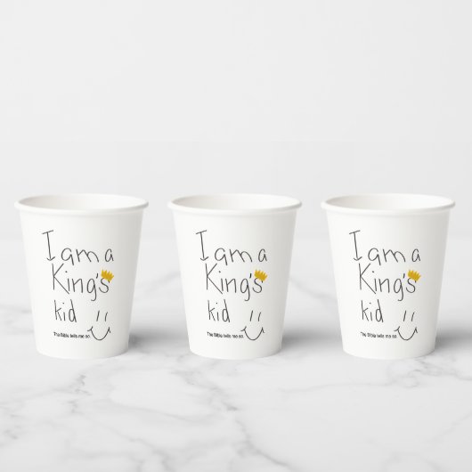 Kind van de Koning Papieren Bekers (Multi)