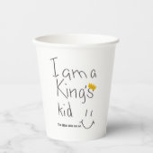 Kind van de Koning Papieren Bekers (Voorkant)