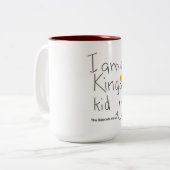 Kind van de Koning Tweekleurige Koffiemok (Voorkant links)