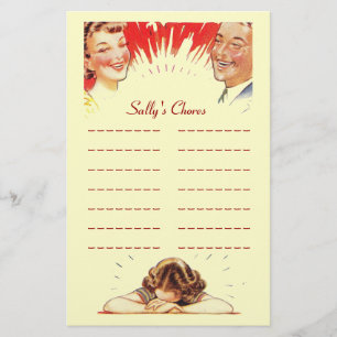 Kind van de Lijst van het Kind maakt een lijst van Briefpapier