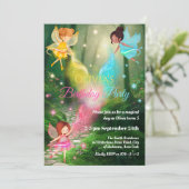 Kind van de magische regenboogboten "Fairy Girl" Kaart (Staand voorkant)