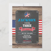 Kind van de Onafhankelijkheidsdag voor de derde ve Kaart (Voorkant)