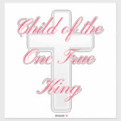 Kind van de One True King Sticker (Vel)