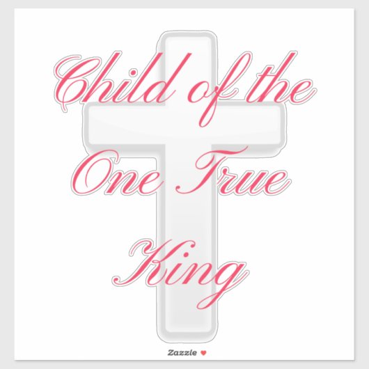 Kind van de One True King Sticker (Vel)
