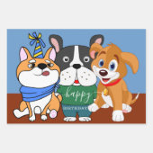 Kind van de oranje Cute Animals Inpakpapier Vel (Voorkant)