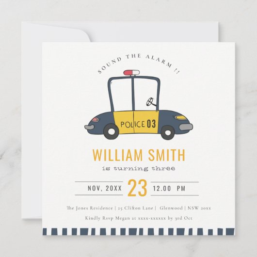 Kind van de politie van de zeemacht, elke zondag kaart (Voorkant)