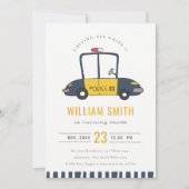 Kind van de politieauto van de zeemacht van elke l bedankkaart (Voorkant)