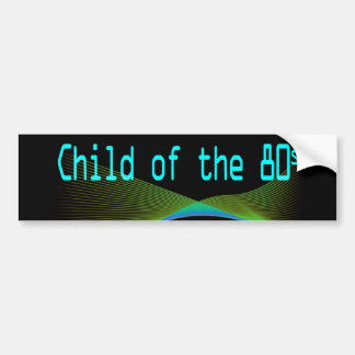 Kind van de Teller van de Aantallen van de 80s Bumpersticker