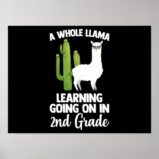 kind van de tweede klas van de leraar poster (Voorkant)