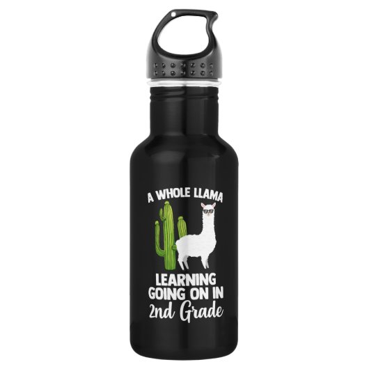 kind van de tweede klas van de leraar waterfles (Voorkant)