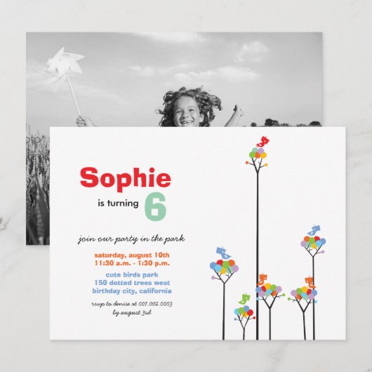 Kind van de  van de  van de witte Stippen Kaart (Voorkant / Achterkant)