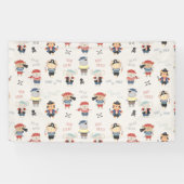 Kind van dierenbemanningspartij Pirate Banner (Horizontaal)