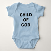 "Kind van God" Baby Jersey Bodysuit (Voorkant)