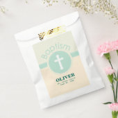 Kind van God Baptisme, Genderneutraal Groen Bedankzakje (Gezegeld)
