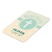 Kind van God Baptisme, Genderneutraal Groen Magneet (Linkerzijde)