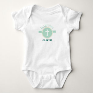 Kind van God Baptisme, Genderneutraal Groen Romper