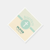 Kind van God Baptisme, Genderneutraal Groen Servetten (Hoek)