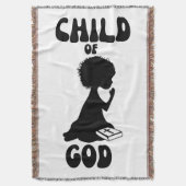 Kind van God Bijbel citaat Deken (Voorkant Verticaal)