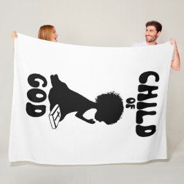 Kind van God Bijbel citaat Fleece Deken