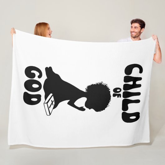 Kind van God Bijbel citaat Fleece Deken (In situ)