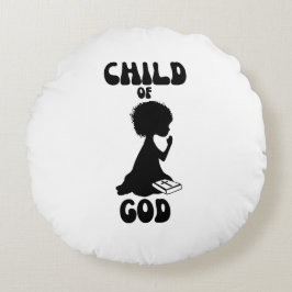 Kind van God Bijbel citaat Rond Kussen