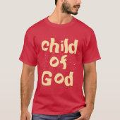 Kind van God bijbel citaat rood T-shirt (Voorkant)