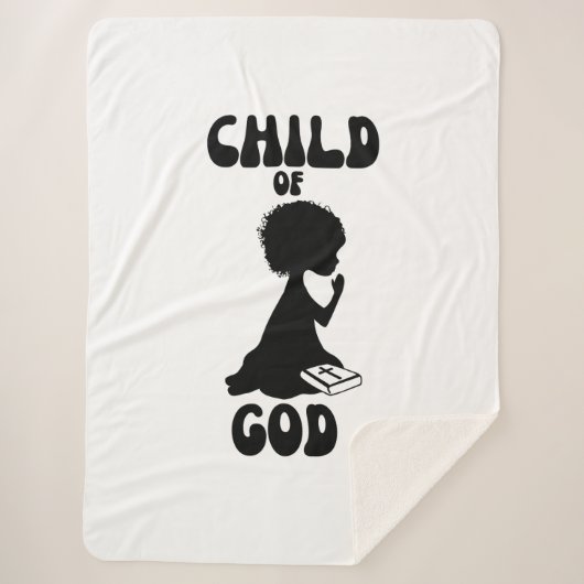 Kind van God Bijbel citaat Sherpa Deken (Voorkant)