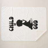 Kind van God Bijbel citaat Sherpa Deken (Voorkant (horizontaal))