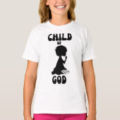 Kind van God Bijbel Quote Meisje's T-shirt (Voorkant)