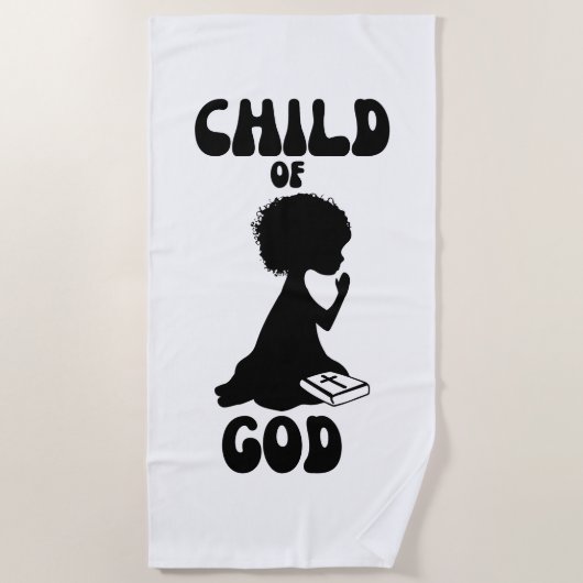 Kind van God Bijbel Quote Strandlaken (Voorkant)