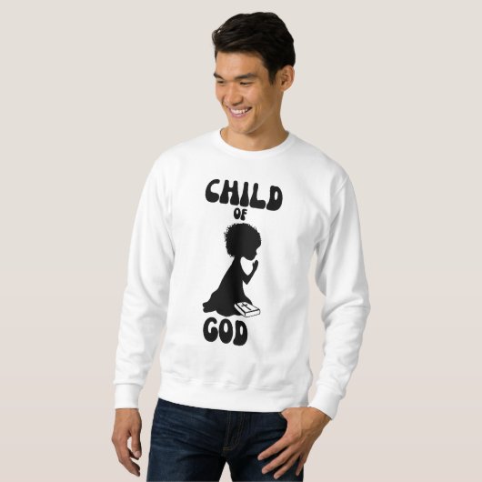 Kind van God Bijbelcitaat Mannen Trui (Voorkant volledig)