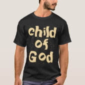 Kind van God Bijbelcitaat Zwart T-shirt (Voorkant)