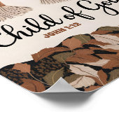 Kind van God Boho Christelijke Kledingkamer Muur K Poster (Hoek)