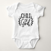 Kind van God Christelijk Baby Bodysuit Kind Shirt (Voorkant)